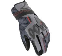Macna Arcalon RTX Guantes impermeables para motocicletas de invierno, Gris/negro/rojo, Talla S