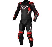 Macna Armadyl, traje de cuero 2pcs. perforado 48 male Negro/Rojo/Blanco