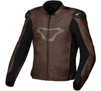 Macna Aviant Air Chaqueta de cuero de moto perforada, marrón, Talla 48