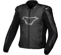 Macna Aviant Air Chaqueta de cuero de moto perforada, negro, Talla 56