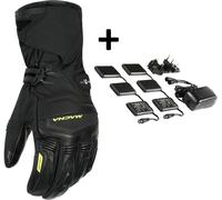 Macna Azra RTX 12V Kit, guantes impermeables calefactables L male Negro