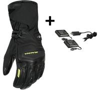 Macna Azra RTX 7.4V Kit, guantes impermeables calefactables XL male Negro