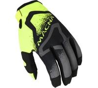 Macna Backyard-1 Guantes de motocross, negro-amarillo, tamaño 2XL para Hombres