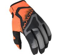 Macna Backyard-1 Guantes de motocross, negro-naranja, tamaño S para Hombres