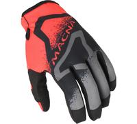 Macna Backyard-1 Guantes de motocross, negro-rojo, tamaño L para Hombres