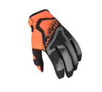Macna Backyard-1 Guantes de motocross, negro/naranja, Talla S