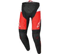 Macna Backyard-1 Pantalones de motocross, negro-blanco-rojo, tamaño 2XL para Hombres