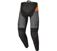 Macna Backyard-1 Pantalones de motocross, negro-gris-naranja, tamaño L para Hombres