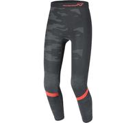 Macna Base Layer All-Season Pantalones funcionales, negro/gris/rojo, Talla S/M