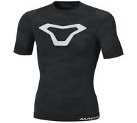 Macna Base Layer Summer Camisa funcional, negro/gris, Talla L/XL