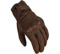 Macna Bold Guantes de moto perforados, marrón, Talla XS
