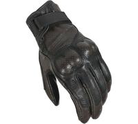 Macna Bold Guantes de moto perforados, negro/marrón, Talla 3XL