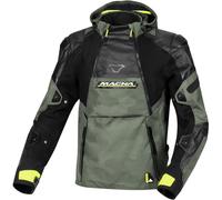 Macna Bradical Camo chaqueta textil impermeable para motocicletas, verde, tamaño M para Hombres