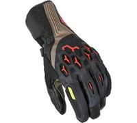 Macna Brawler RTX Guantes de moto impermeables, negro-beige, tamaño S para Hombres