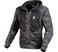Macna Breeze Camo, chaqueta textil S male Gris Oscuro/Gris/Negro