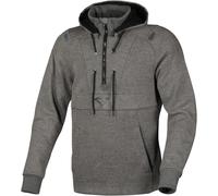 Macna Byron Sudadera con capucha de moto, gris, tamaño M para Hombres