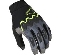 Macna Chameleon-1 Guantes de motocross, negro-gris-amarillo, tamaño XL para Hombres