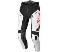 Macna Chameleon-1 Pantalones de motocross, negro-blanco-rojo, tamaño M para Hombres
