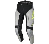 Macna Chameleon-1 Pantalones de motocross, negro-gris-amarillo, tamaño L para Hombres