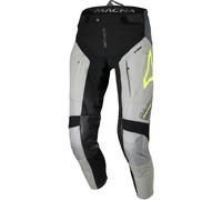 Macna Chameleon-1 Pantalones de motocross, negro-gris-amarillo, tamaño 2XL