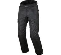 Macna Club-E Pantalones textiles impermeables para motocicletas, negro, Talla L
