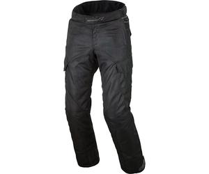Macna Club-E Pantalones textiles impermeables para motocicletas, negro, Talla L