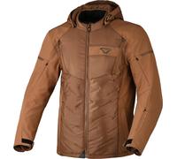 Macna Cocoon 2.0 Chaqueta Textil de Motocicleta Impermeable, marrón, tamaño XL para Hombres