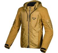 Macna Cocoon chaqueta textil impermeable para motocicletas, amarillo, tamaño XL para Hombres