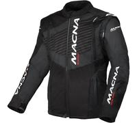 Macna Crest Chaqueta de motocross, Negro/Blanco, Talla M