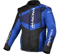 Chaqueta de Moto Macna Crest Negro/AzulM Negro,Azul