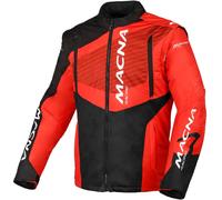 Chaqueta de Moto Macna Crest Negro/RojoXXL Negro,Rojo