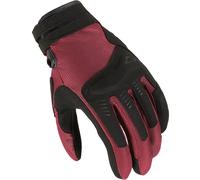 Macna Darko Guantes de moto para mujer, rojo, Talla M
