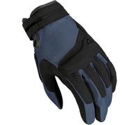 Macna Darko Guantes de motocicleta, negro/azul, Talla 3XL