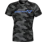 Camiseta Macna Dazzle Logo 2.0 Negro/Gris/AzulL Negro,Gris,Azul