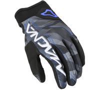 Macna Decode Guantes de moto, negro-blanco-azul, tamaño M para Hombres