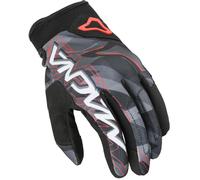 Macna Decode Guantes de moto, negro-blanco-rojo, tamaño S para Hombres