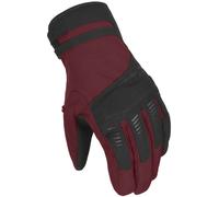 Macna Dim RTX Guantes de moto impermeables para mujer, negro-rojo, tamaño M