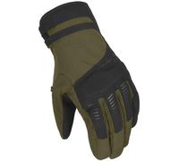 Macna Dim RTX Guantes de moto impermeables para mujer, negro-verde, tamaño S