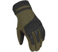 Macna Dim RTX Guantes de motocicleta impermeables, negro-verde, tamaño XL para Hombres