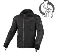Macna Distec Chaqueta textil para motocicletas, negro, Talla 2XL