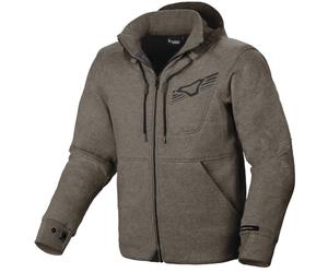 Macna District Motorrad Textiljacke, gris oscuro, Talla S