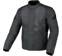 Macna Dromico chaqueta textil impermeable para motocicletas, gris oscuro, Talla XXL