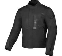 Macna Dromico chaqueta textil impermeable para motocicletas, negro, Talla L