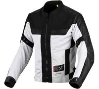 Macna Empire 2.0, chaqueta textil impermeable mujer L female Gris Claro/Negro