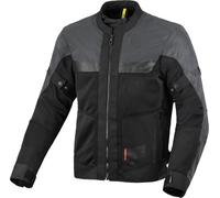 Macna Empire 2.0 NightEye Chaqueta textil de moto impermeable, negro, Talla XS