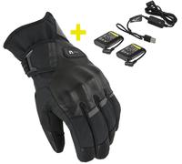 Macna Era 2.0 RTX Kit Guantes impermeables y calefactables para moto Winter Ladies + 7,4V / 2,2A pilas y cargador, tamaño M para Mujer