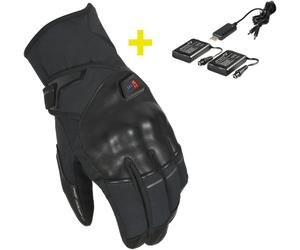 Macna Era RTX Kit de guantes de moto para mujer impermeables calefactables, negro, tamaño 2XL