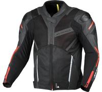 Macna Galvic Chaqueta, Negro/Rojo, 58 Unisex Adulto