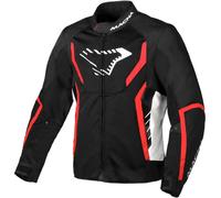 Macna Grisco, chaqueta textil M male Negro/Blanco/Rojo