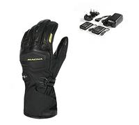 Macna Guantes de Moto Azra Kit calefactado eléctricamente S Negro